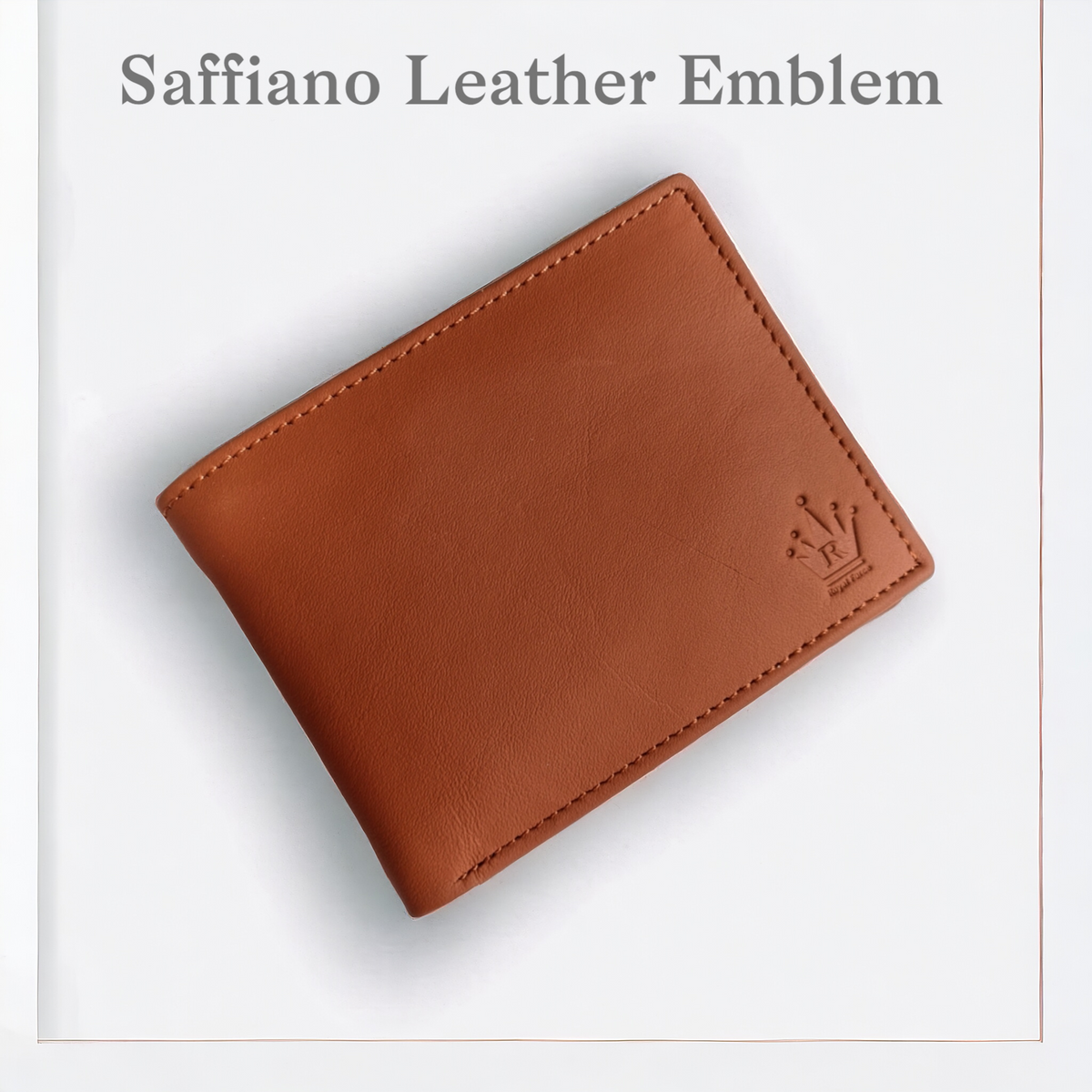 Royal Force Ultra Soft Genuine Leather Wallet Saddle Tan