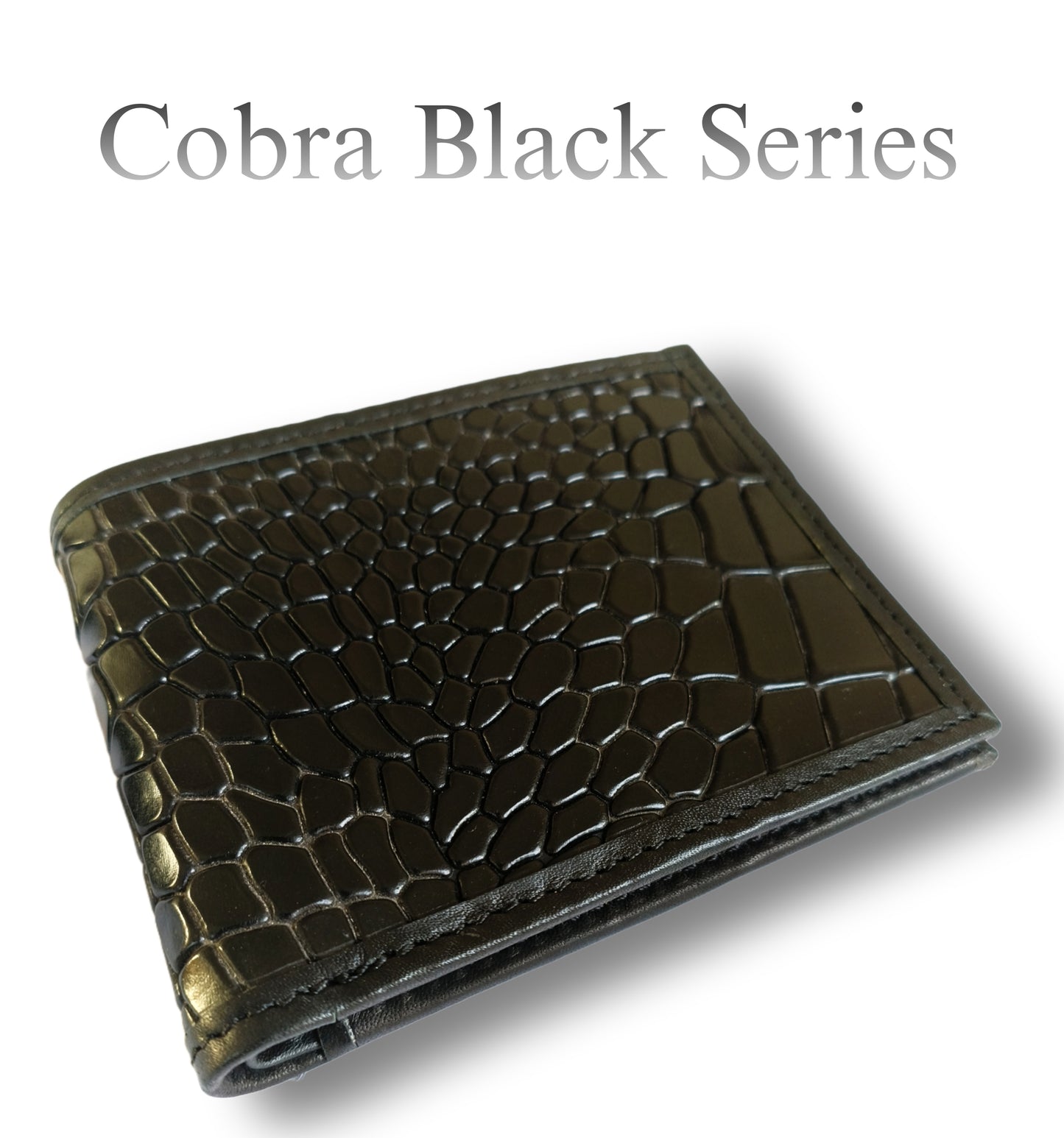 Royal Force Genuine Leather Wallet Cobra Black Limited Edition